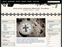 Tablet Screenshot of midlandheightsbc.org